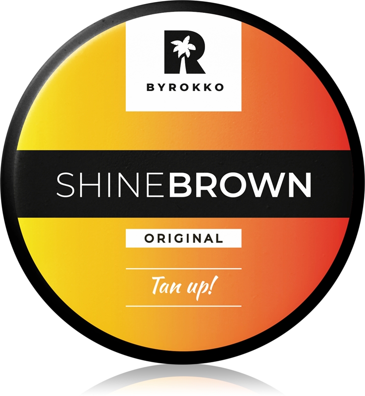 BYROKKO Shine Brown Tan Up įdegį spartinanti priemonė veidui ir kūnui