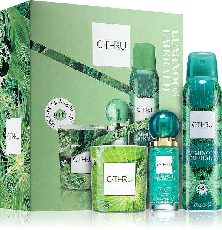 C THRU Luminous Emerald Gift Set Voor Vrouwen Notino Nl