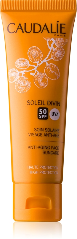 Caudalie Soleil Divin Anti Wrinkle Sun Cream Spf Notino Co Uk