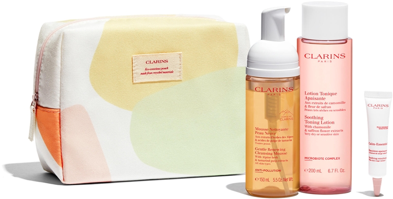 Clarins Cleansing Essentials Sensitive Skin Gift Set For Sensitive