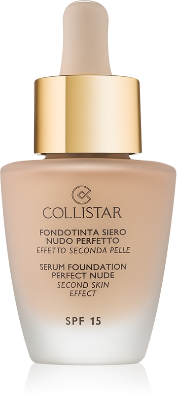 Collistar Serum Foundation Perfect Nude Brightening Foundation For A Natural Look Spf