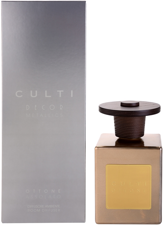 Culti Decor Metallics Assolato Aroma Difusor Recarga 500 Ml Ottone