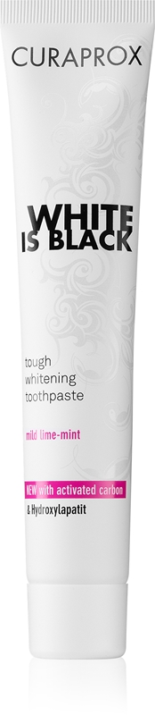 Curaprox White Is Black Whitening Toothpaste With Activated Charcoal