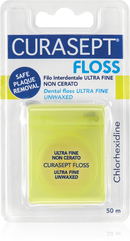 Curasept Dental Floss Ultra Fine Unwaxed Fil Dentaire Non Cir Au