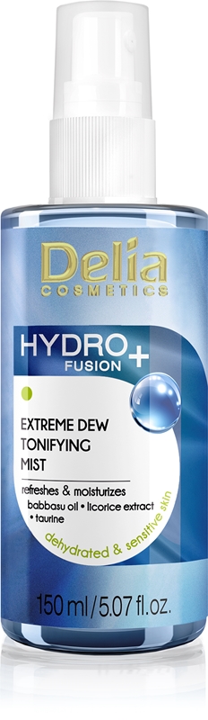 Delia Cosmetics Hydro Fusion Toning Facial Mist With Moisturising