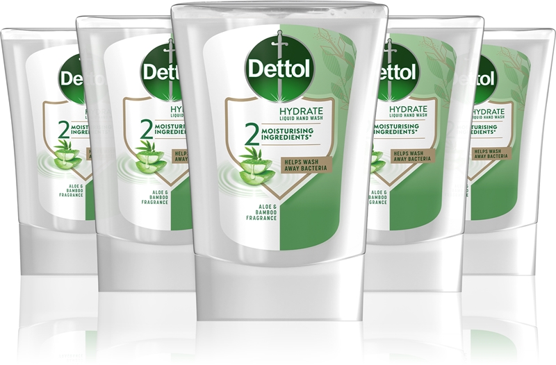 Dettol Antibacterial Recharge Pour Doseur De Savon Sans Contact Aloe