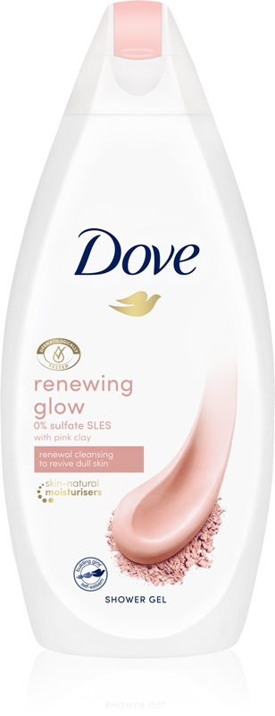 Dove Renewing Glow Pink Clay Nourishing Shower Gel Notino Ie