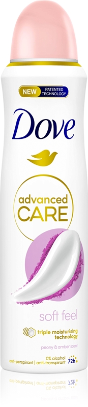 Dove Advanced Care Soft Feel Antiperspirant Spray 72h Notino Co Uk