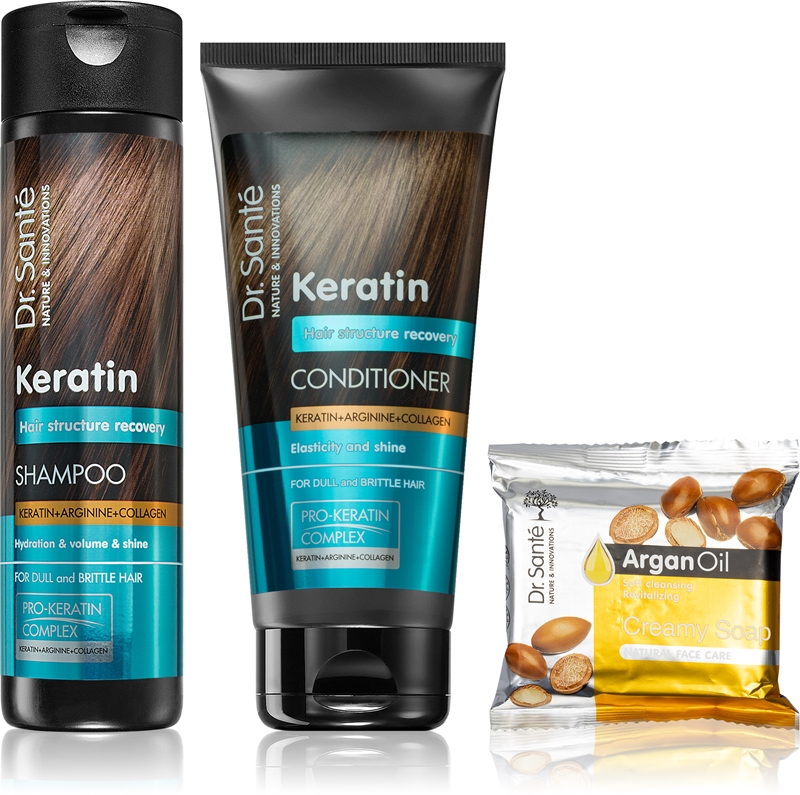 Dr Santé Keratin Economy Pack for brittle and stressed hair notino ie