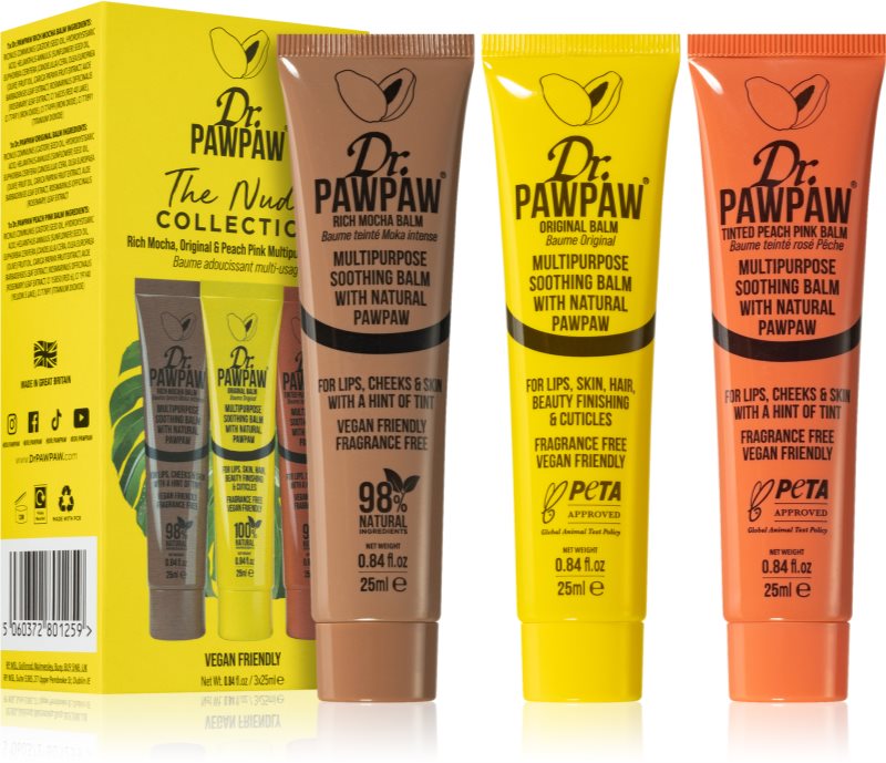 Dr Pawpaw The Nude Collection Gift Set For Lips Notino Co Uk
