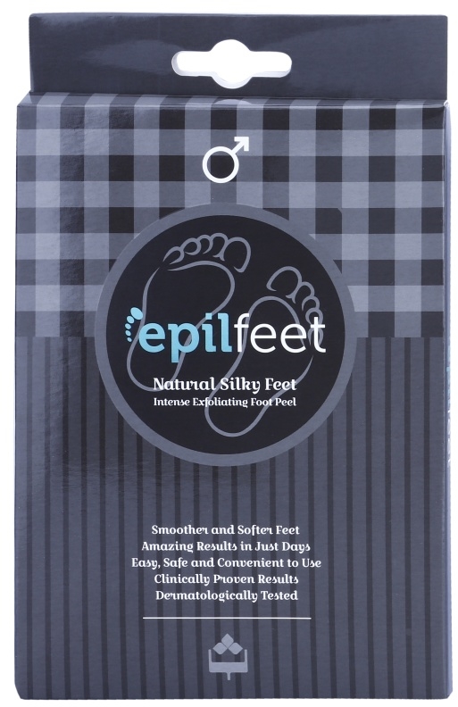 Epilfeet Men Chaussettes Exfoliantes Pour Adoucir Et Hydrater La Peau