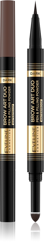 Eveline Cosmetics Brow Art Duo Dwustronna Kredka Do Brwi