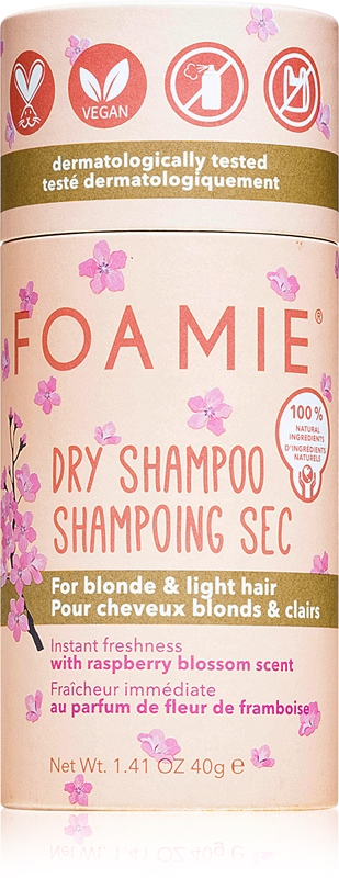 Foamie Berry Blonde Dry Shampoo Trockenshampoo Pulver F R Blondes Und