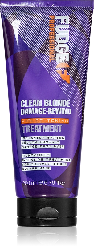 Fudge Clean Blonde Damage Rewind Conditioner Apr S Shampoing Violet