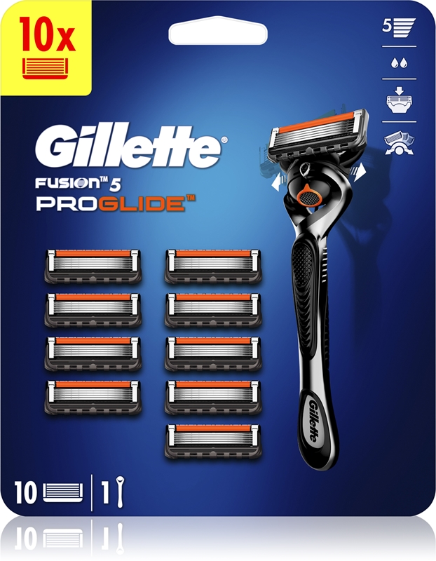 Gillette Fusion Proglide Rasoir Lames De Rechange Notino Fr