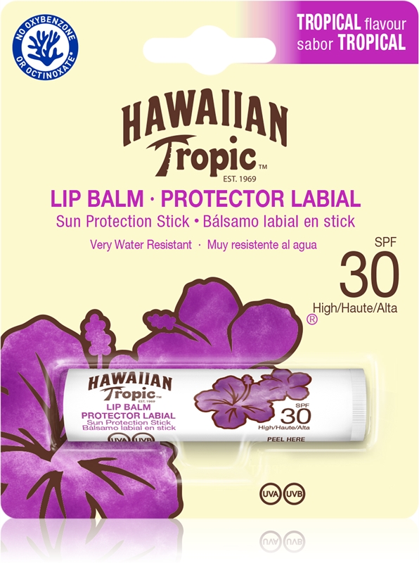 Hawaiian Tropic Lip Balm Protector Labial bálsamo labial SPF 30 notino pt