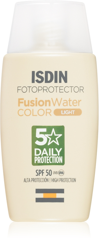 Isdin Fusion Water Fluide Solaire Visage Spf Notino Fr