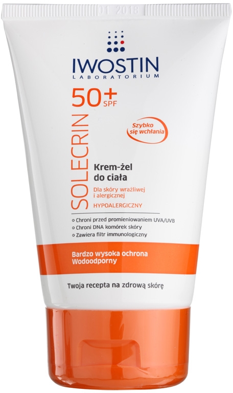 Iwostin Solercin ochranný krémový gél SPF 50 notino sk