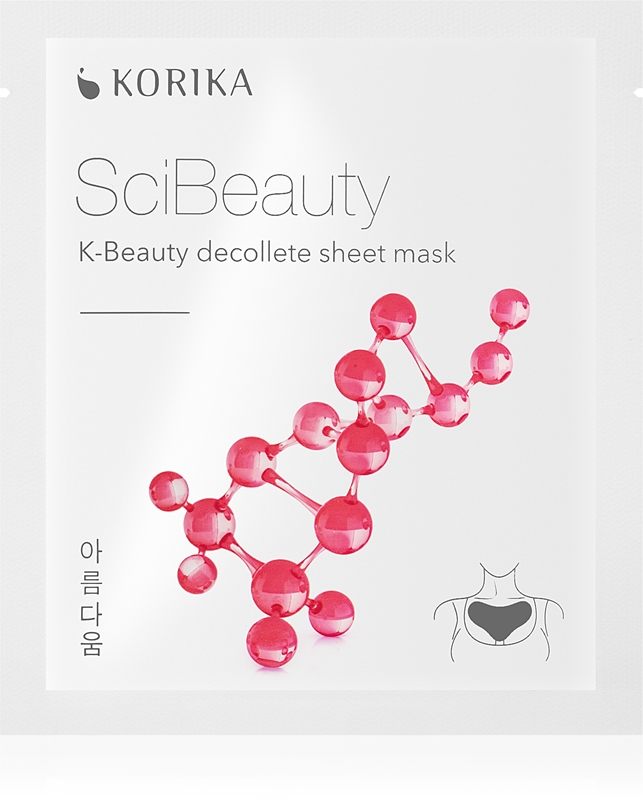 Korika Scibeauty K Beauty Decollete Sheet Mask Zellschicht Maske Gegen