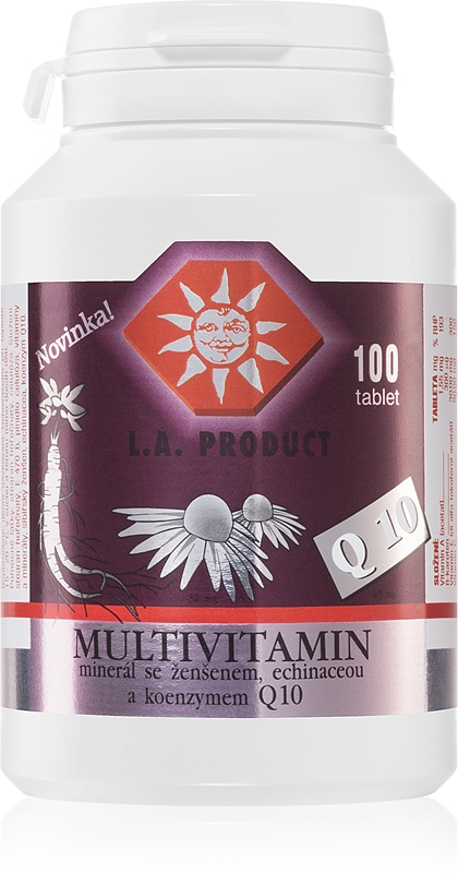 L A Product Multivitamin Min En En Echin Q Tablety Pro Podporu