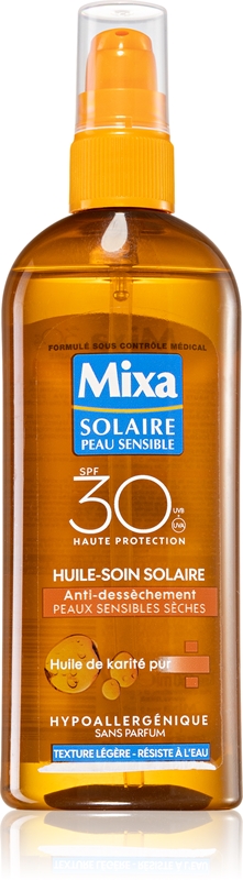 MIXA Sun olej na opalování SPF 30 notino cz