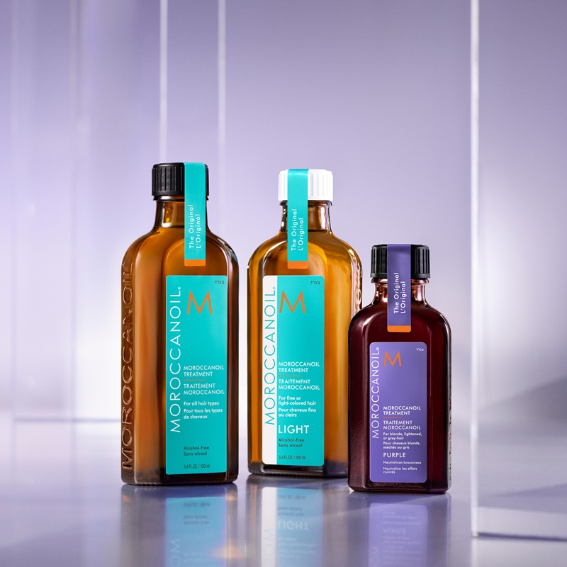 Moroccanoil Treatment Purple Nourishing Oil For Blonde And Grey Hair