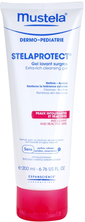 Mustela Dermo P Diatrie Stelaprotect Gel Lavant Pour Peaux Sensibles