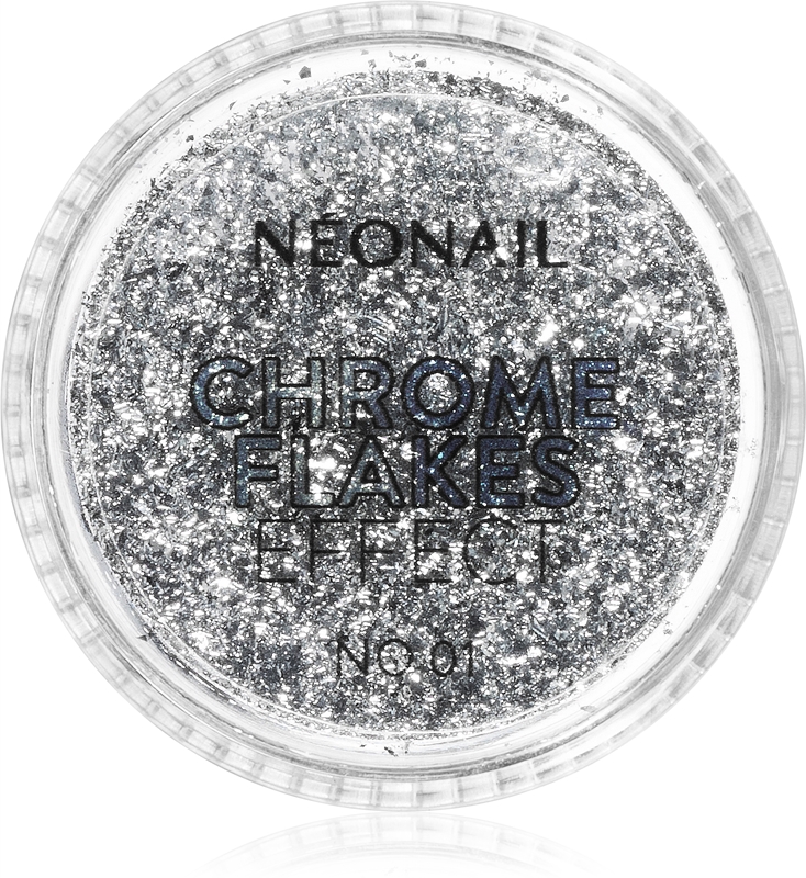 Neonail Chrome Flakes Effect No Polvo Con Purpurina Para U As