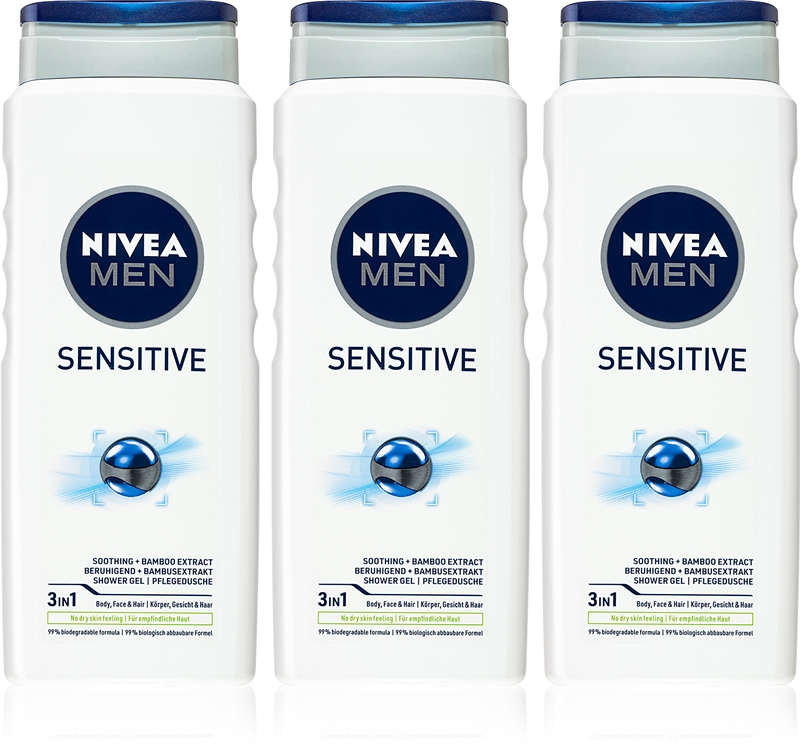 Nivea Men Sensitive Body Wash For Men X Ml Economy Pack