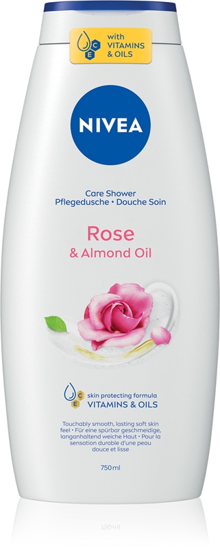 Nivea Rose Almond Oil Shower Gel Notino Co Uk