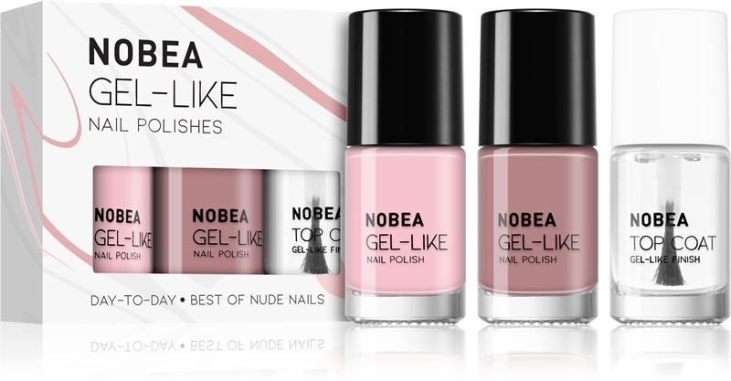 NOBEA Day to Day Best of Nude Nails Set kit de vernis à ongles Best of