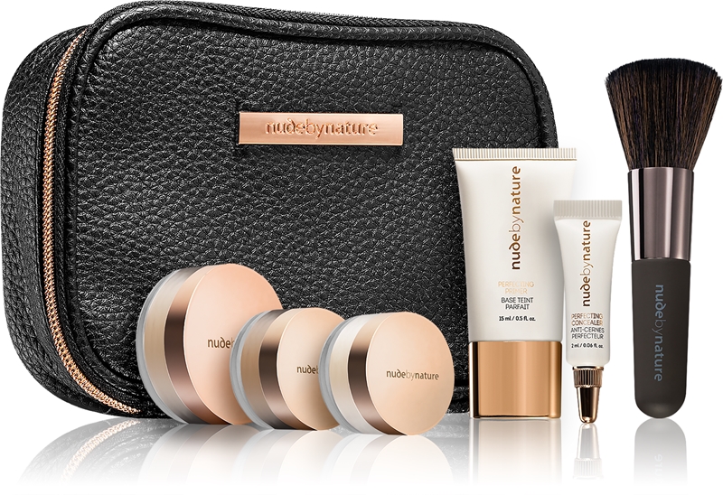 Nude By Nature Complexion Essentials Starter Kit Gift Set N Silky