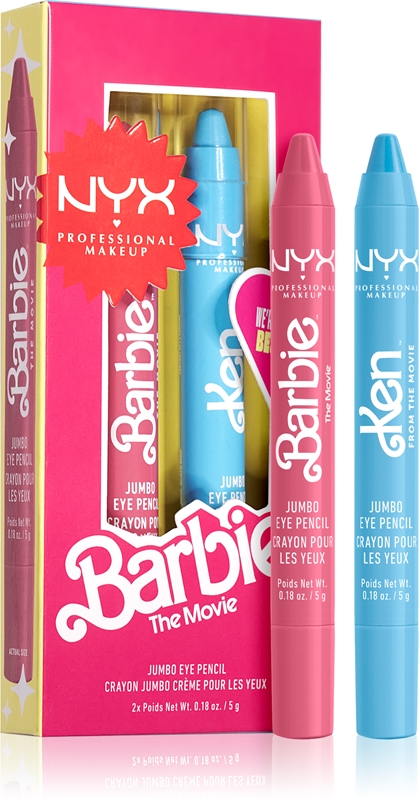 Nyx Professional Makeup Barbie Jumbo Eye Kit Ensemble De Crayons Pour