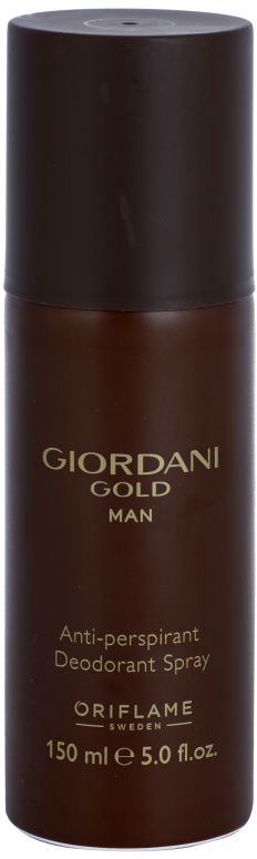 Oriflame Giordani Gold Man D O Spray Pour Homme Notino Fr