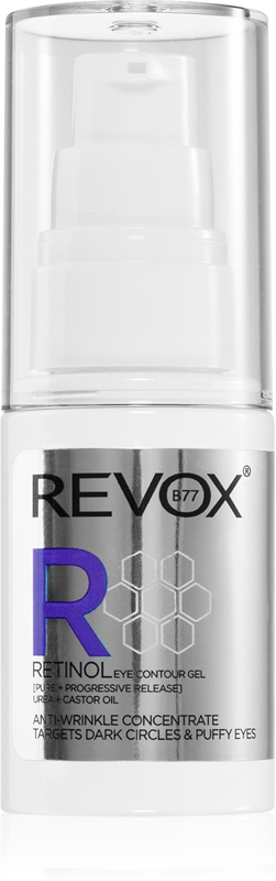 Revox B77 Retinol Eye Contour Gel crème yeux anti rides anti poches et