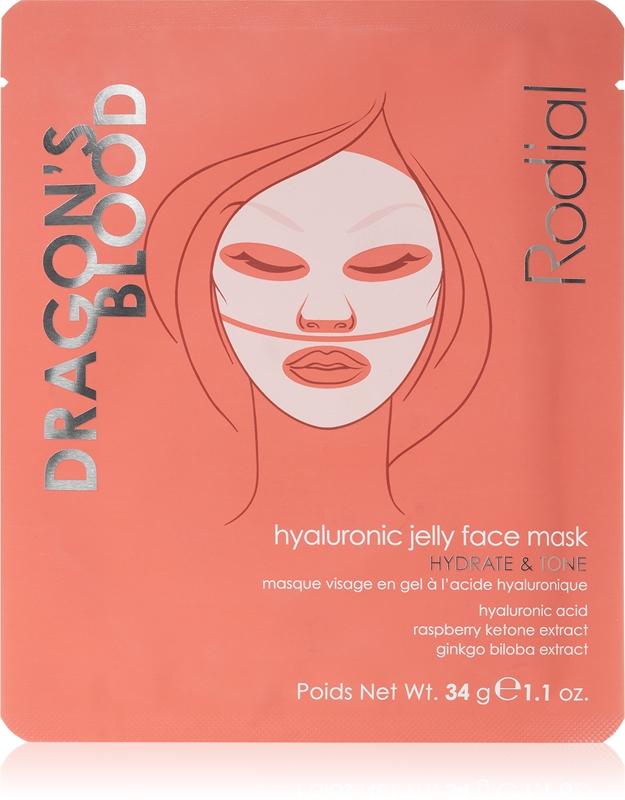 Rodial Dragon S Blood Hyaluronic Jelly Face Mask Masque Hydrogel