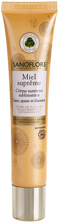 Sanoflore Miel Supreme Visage crème nourrissante pour une peau