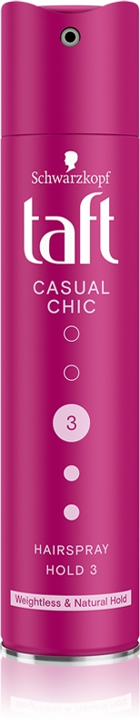 Schwarzkopf Taft Casual Chic Spray Fixador Para Cabelo Fixa O