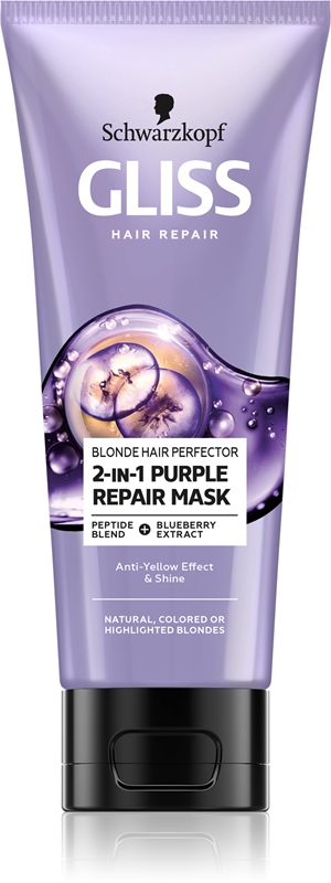 Schwarzkopf Gliss Blonde Hair Perfector Regenerating Hair Mask For