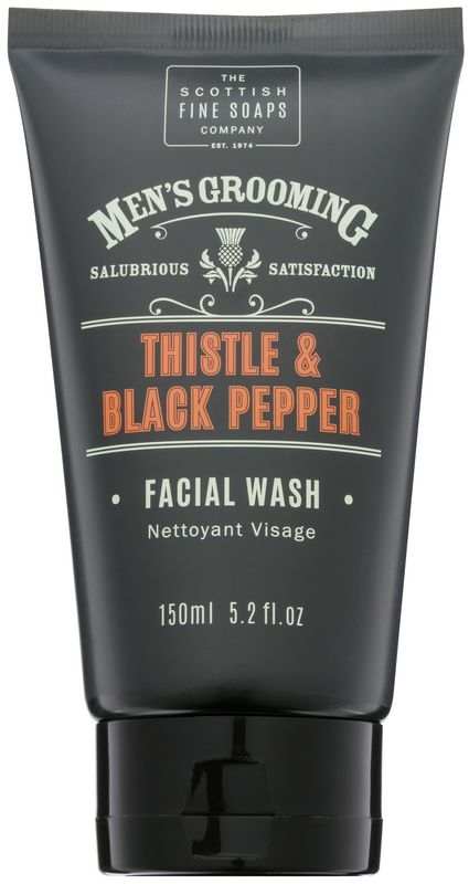 Scottish Fine Soaps Mens Grooming Thistle Black Pepper Cleansing Gel