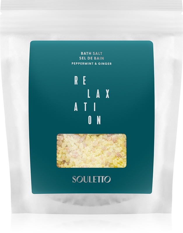 Souletto Peppermint Ginger Bath Salt Sel De Bain Notino Fr