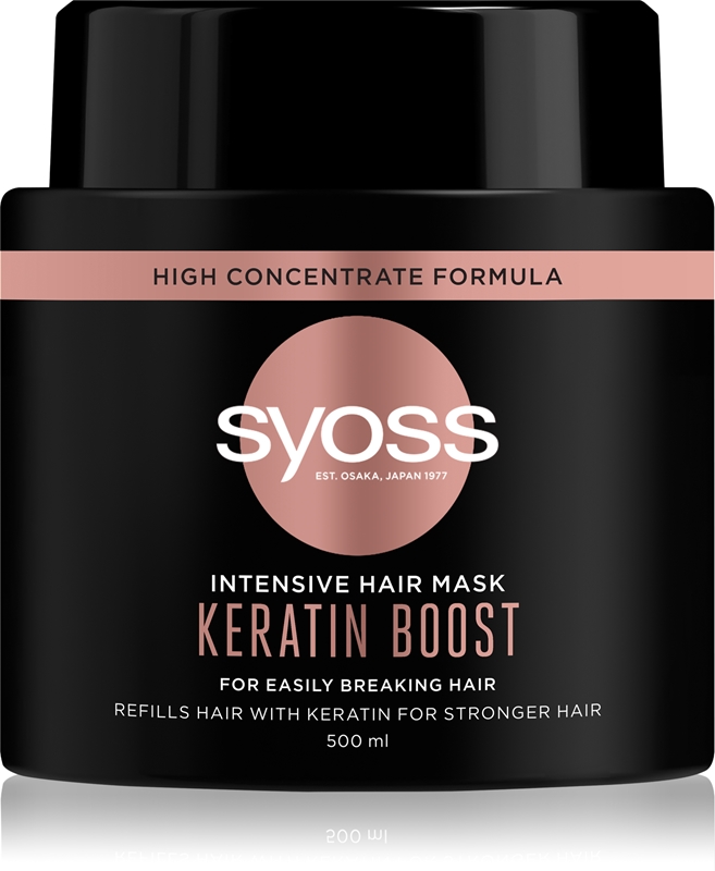 Syoss Keratin masque à la kératine pour cheveux notino fr