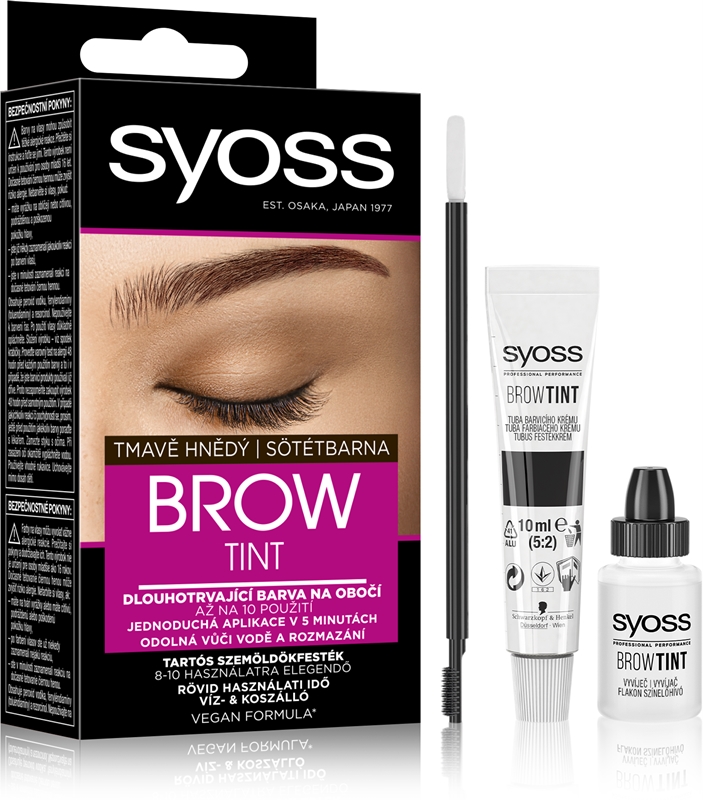 Syoss Brow Tint szemöldökfesték notino hu