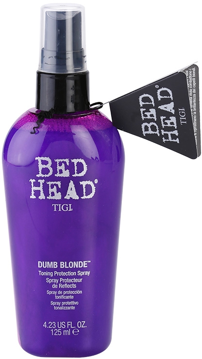 TIGI Bed Head Dumb Blonde ochranný tónovací sprej pro blond vlasy