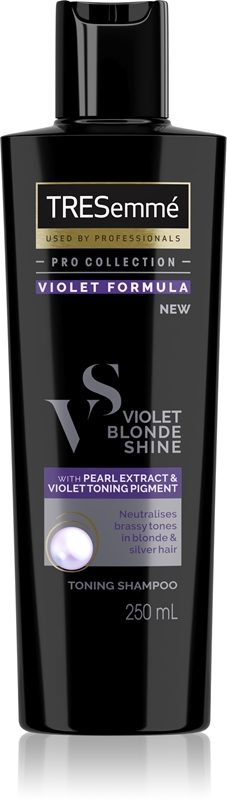 TRESemmé Violet Blonde Shine champú violeta para cabello rubio notino es