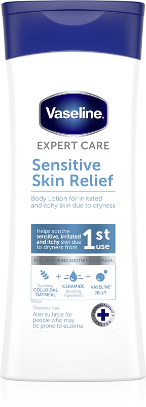 Vaseline Sensitive Skin Relief Leche Corporal Hidratante Para Pieles