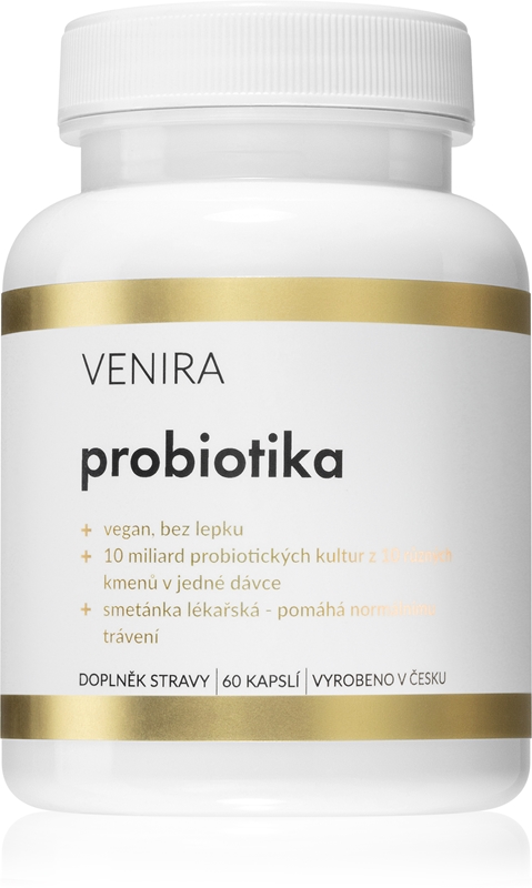 Venira Probiotika kapsle pro ochranu střevní mikroflóry notino cz