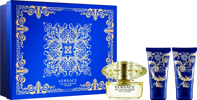 Versace Yellow Diamond Intense Coffret Cadeau Ii Pour Femme Notino Be