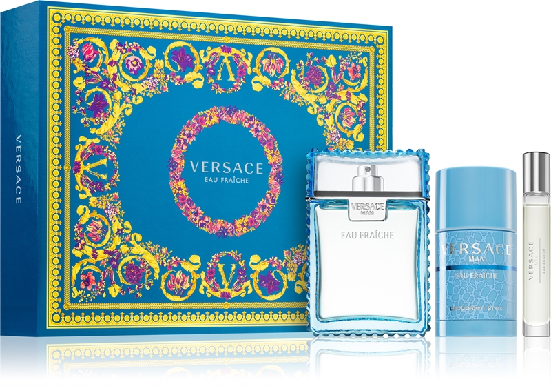 Versace Eau Fraîche gift set for men notino co uk