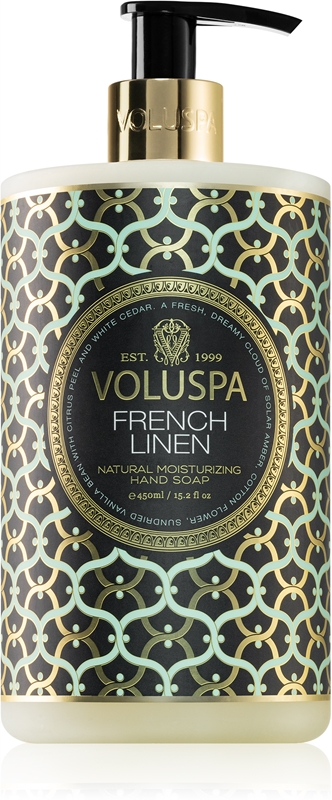 VOLUSPA Maison Noir French Linen švelnus skystasis rankų muilas notino lt